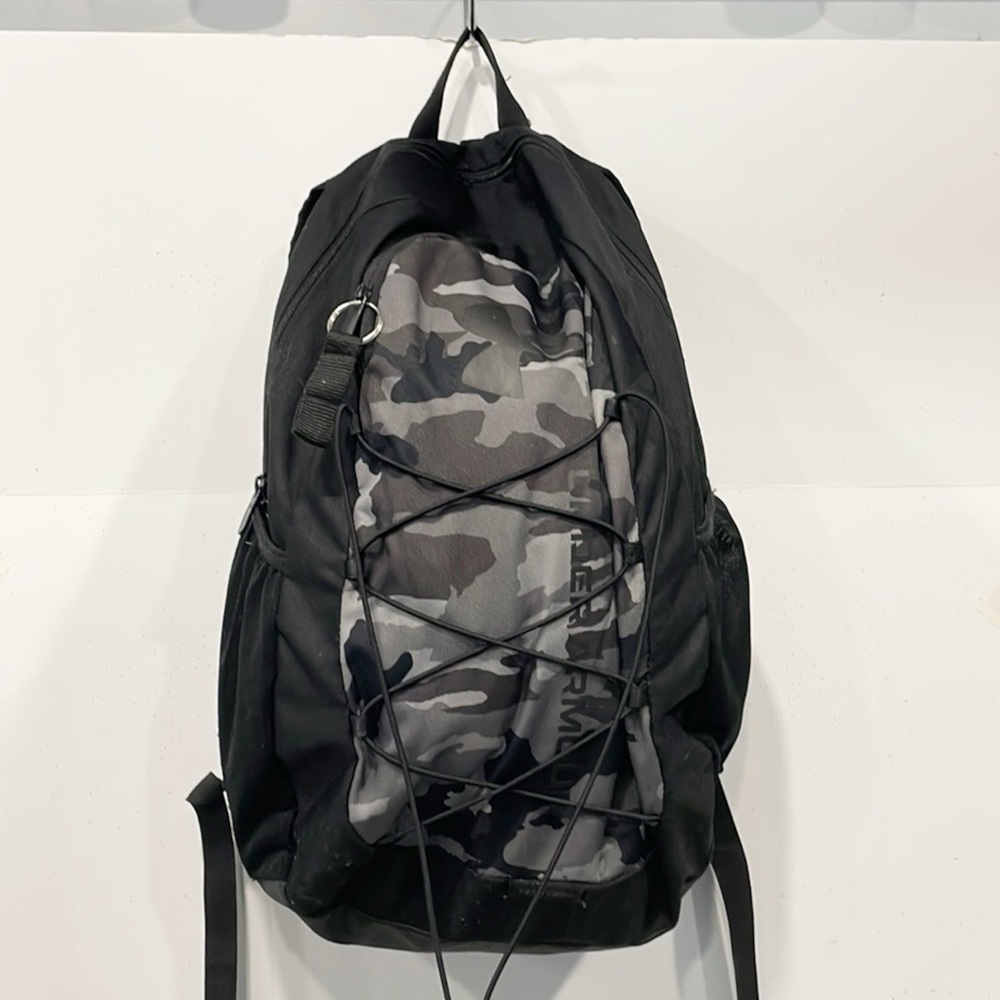 Under Armour Camouflage Backpack Zipper‎ closures Storm Lace Up Hustle Unisex